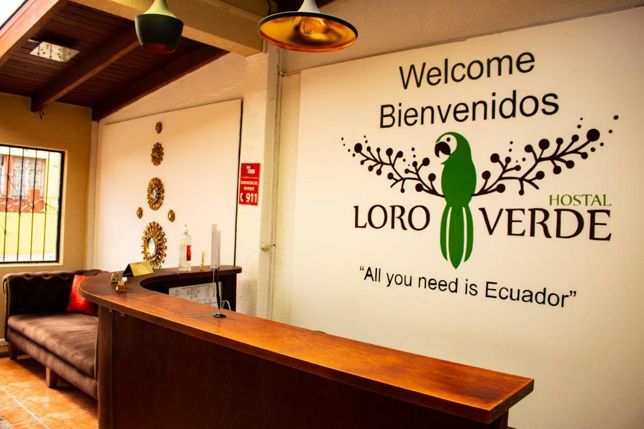 Hostal Loro Verde كويتو المظهر الخارجي الصورة